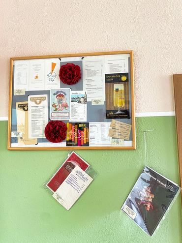 Auf dem Bild sinnd einige Speisekarten zu sehen.