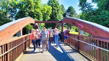 Auf diesem Bild sind einige Mitglieder der VG 031 auf Wanderschaft zu sehen.