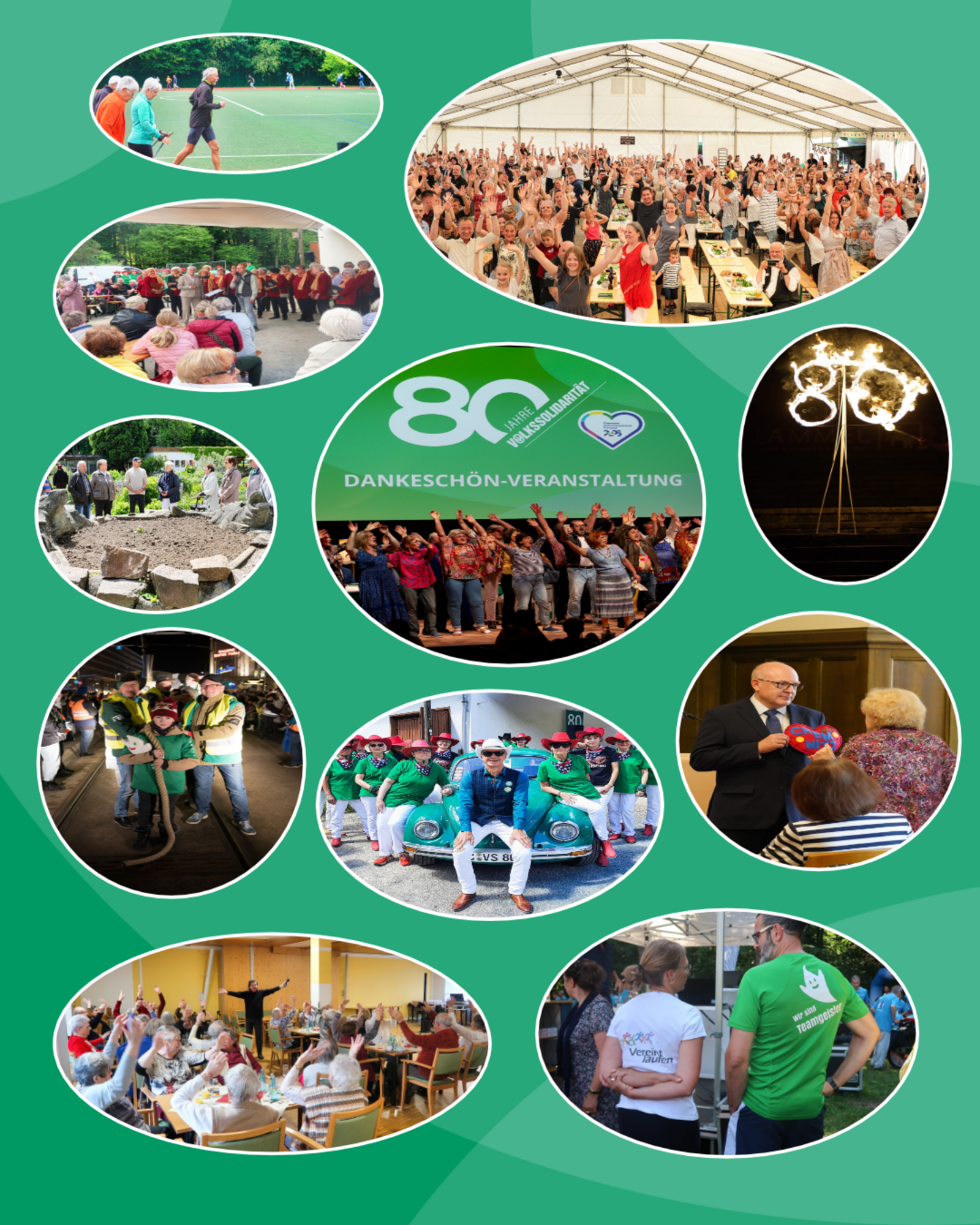 Auf diesem Bild sieht man diverse Eindrücke aus 2025.