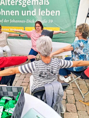 Auf diesem Bild ist der Gesundheitstag zu sehen.