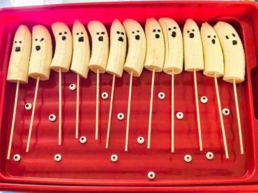 Auf dem Bild sieht man "Bananen-Geister".